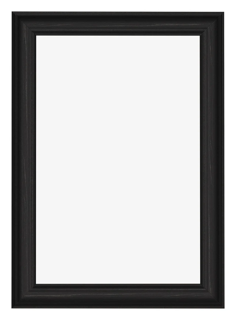 Bilderrahmen 50x75 cm - Schwarz Gemasert - MDF - Lazio