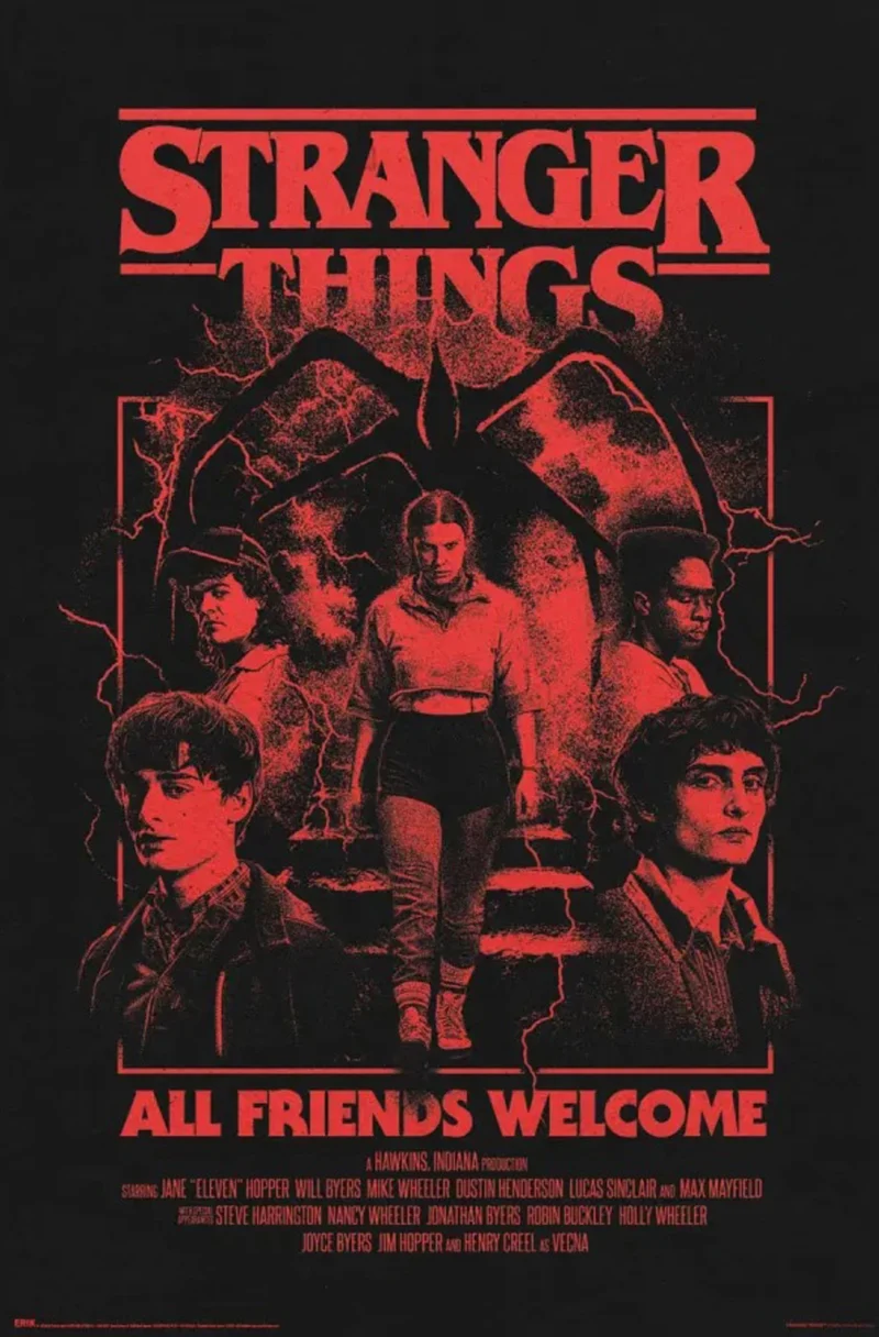 Poster Stranger Things - S5 - All Friends Welcom 61x91,5cm