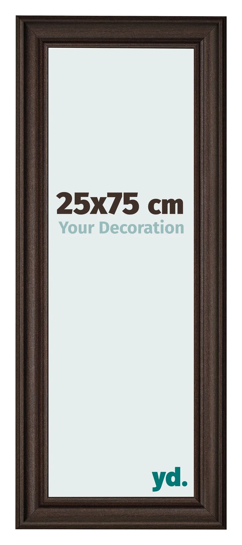 Bilderrahmen 25x75 cm - Eiche Dunkel - MDF - Lazio