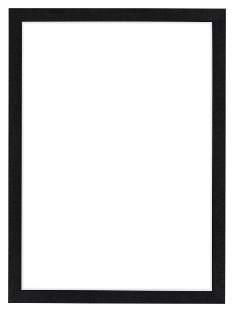 Bilderrahmen A2 - 42x59,4 cm - Schwarz Matt - MDF - Como