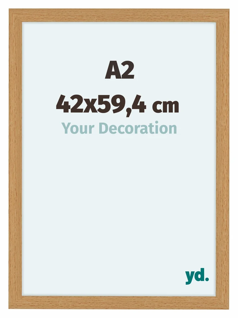 Bilderrahmen A2 - 42x59,4 cm - Buche - MDF - Como