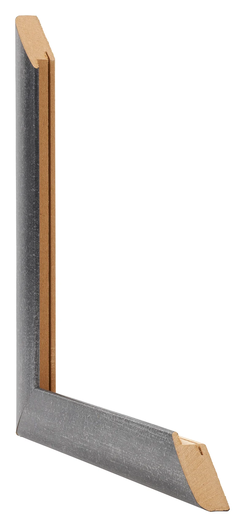 Bilderrahmen A4 - 21x29,7 cm - Grau Gewischt - MDF - Como
