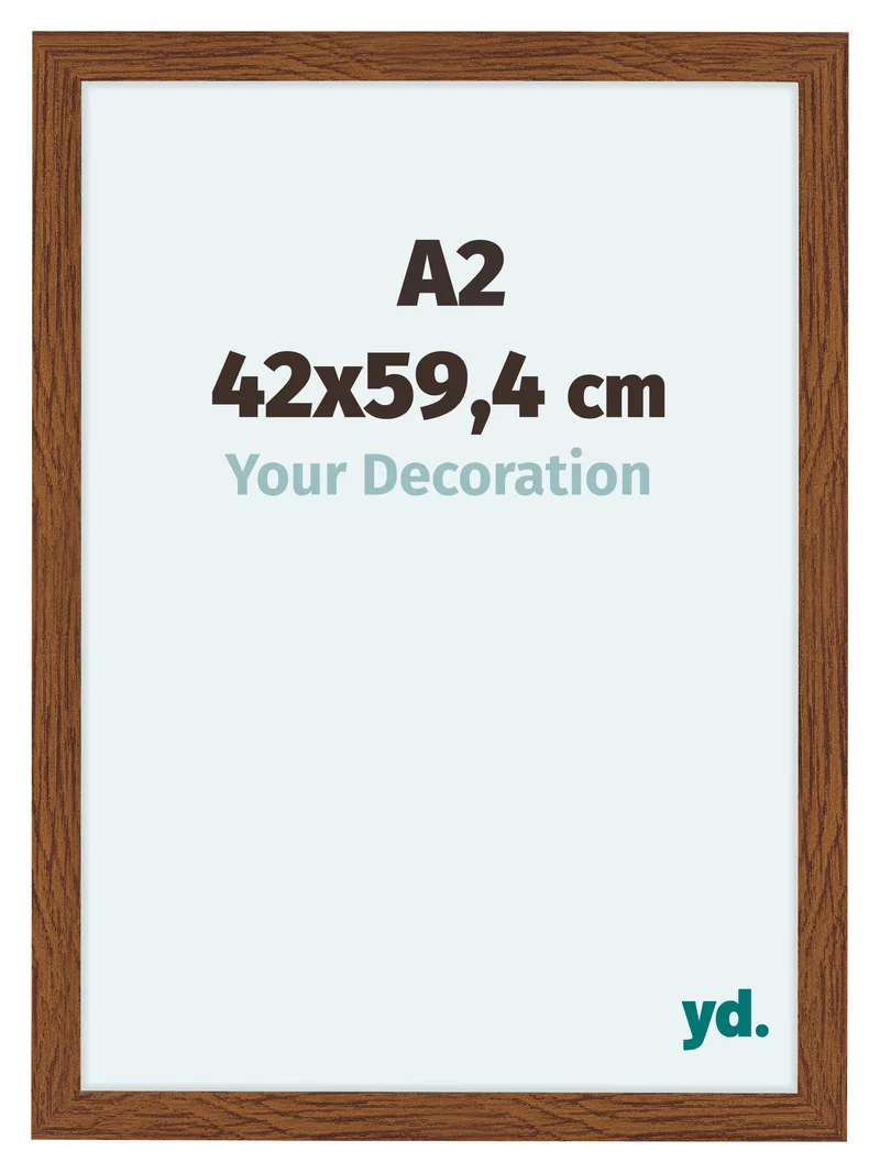 Bilderrahmen A2 - 42x59,4 cm - Eiche Rustikal - MDF - Como