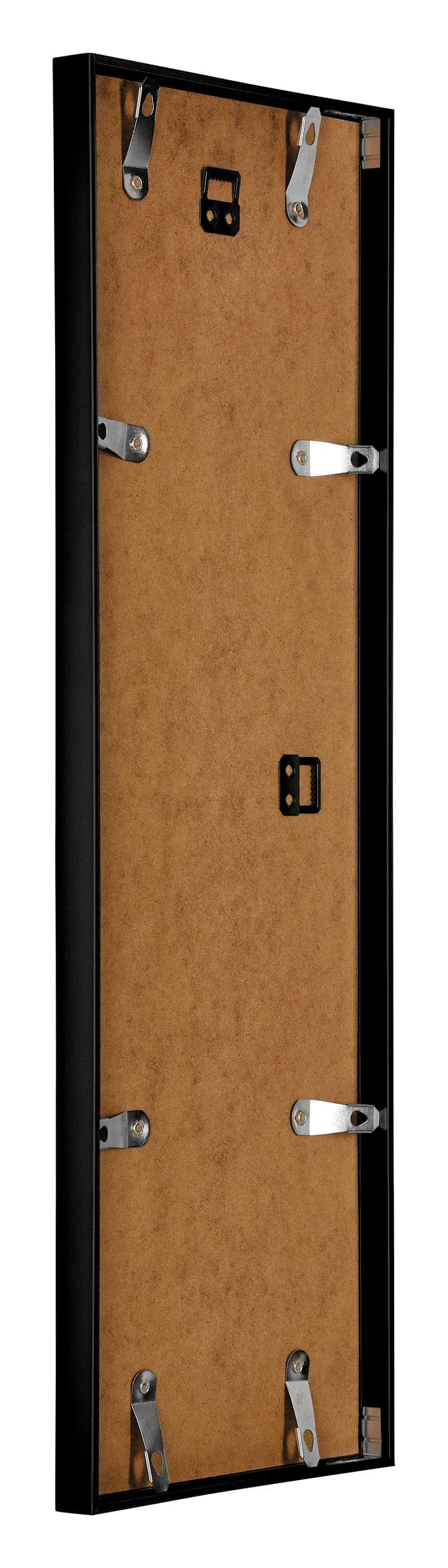 Bilderrahmen 33x98 cm - Schwarz Hochglanz - Aluminium - Kent
