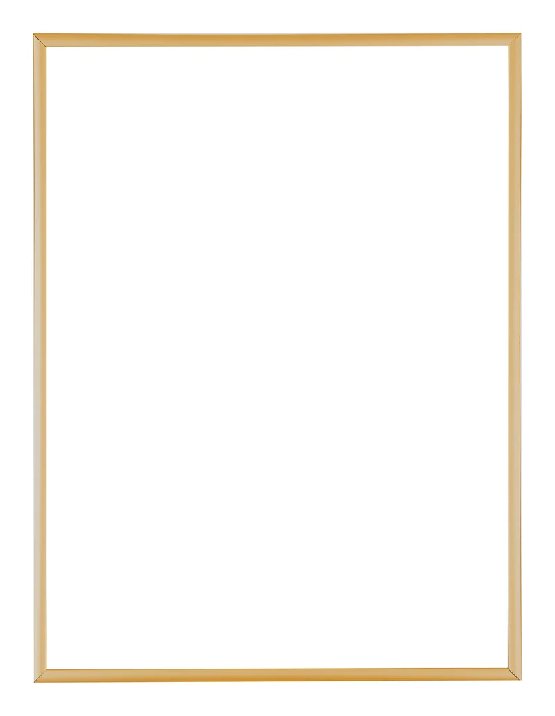 Bilderrahmen 75x100 cm - Gold Vintage - Aluminium - Kent