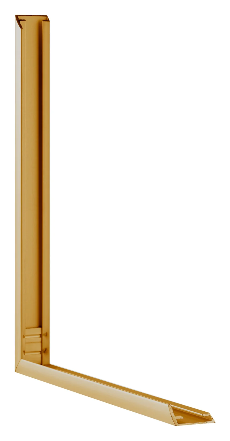Bilderrahmen 75x100 cm - Gold Vintage - Aluminium - Kent