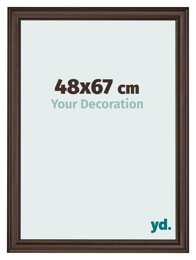 Bilderrahmen 48x67 cm - Eiche Dunkel - MDF - Lazio