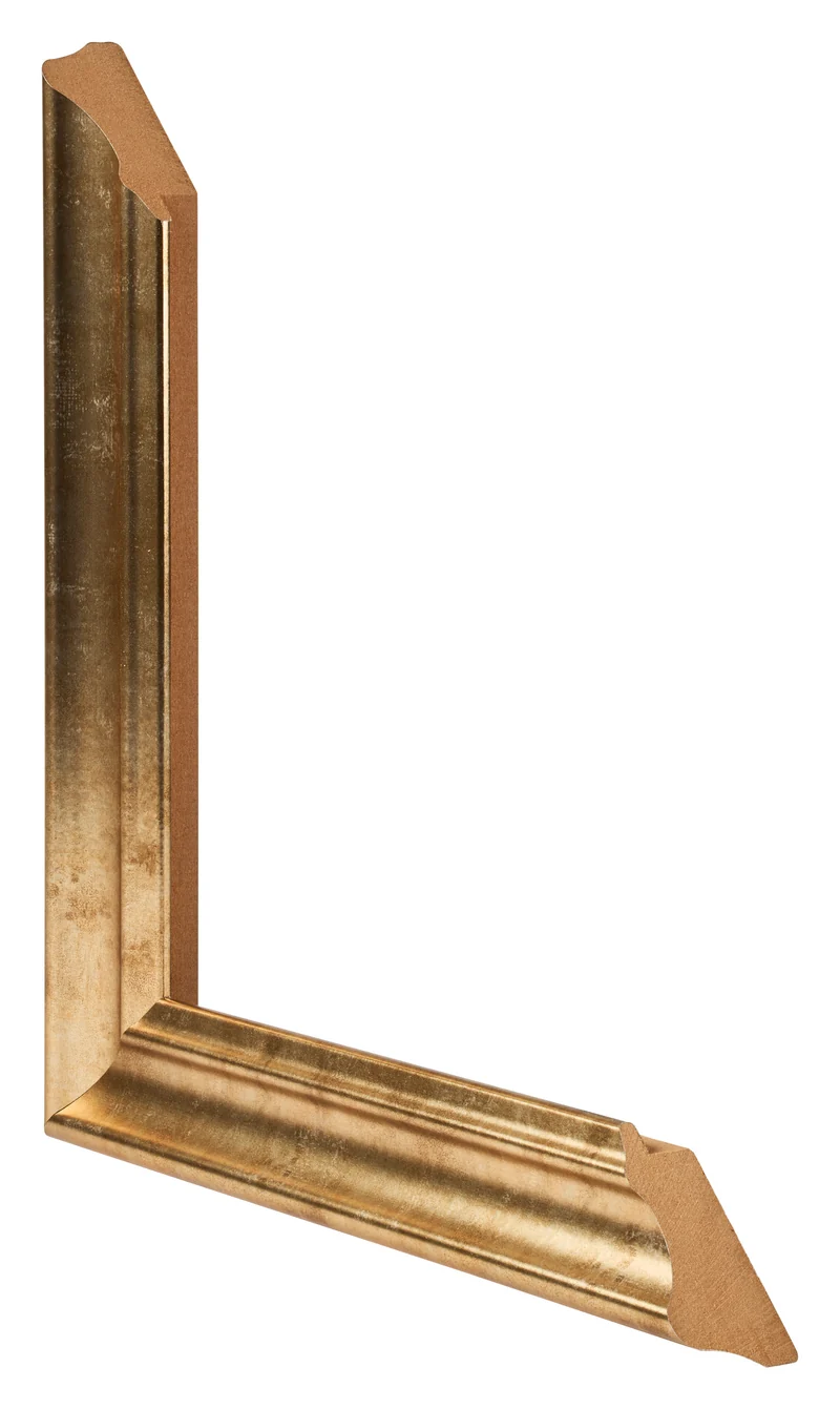 Bilderrahmen 70x100 cm - Gold Antik - MDF - Lazio