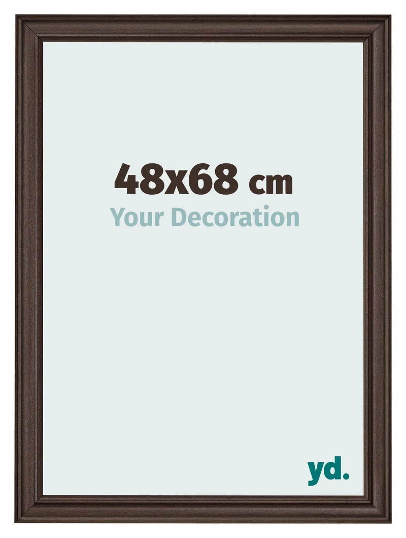 Bilderrahmen 48x68 cm - Eiche Dunkel - MDF - Lazio