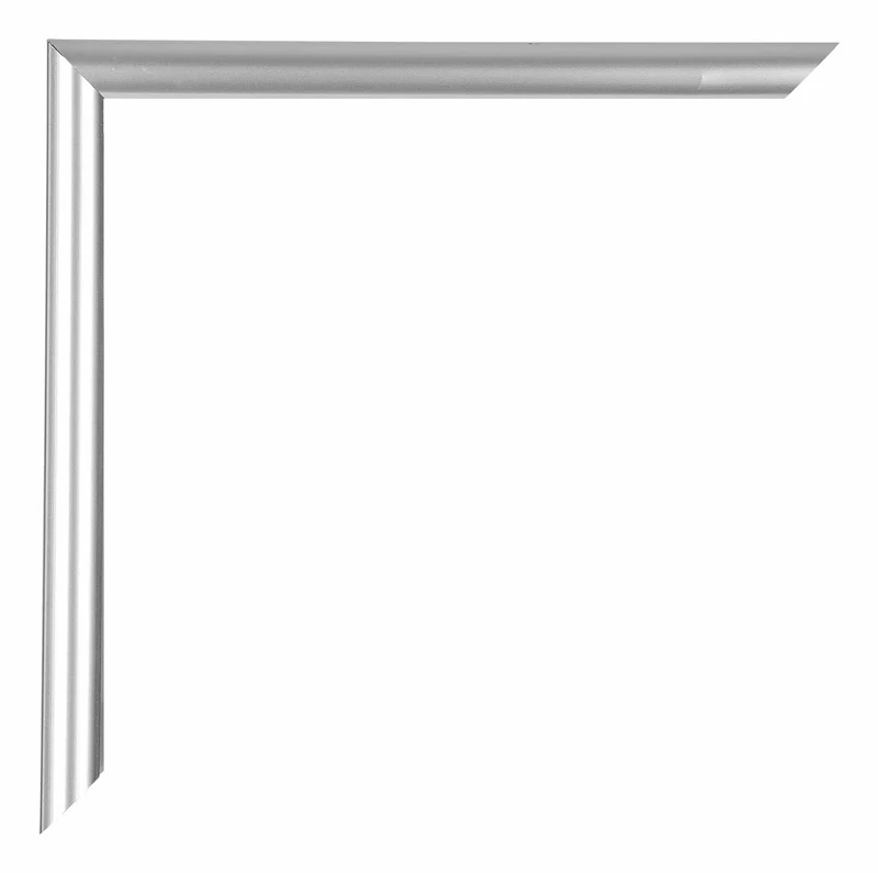 Bilderrahmen 40x50 cm - Silber - Kunststoff - Bordeaux