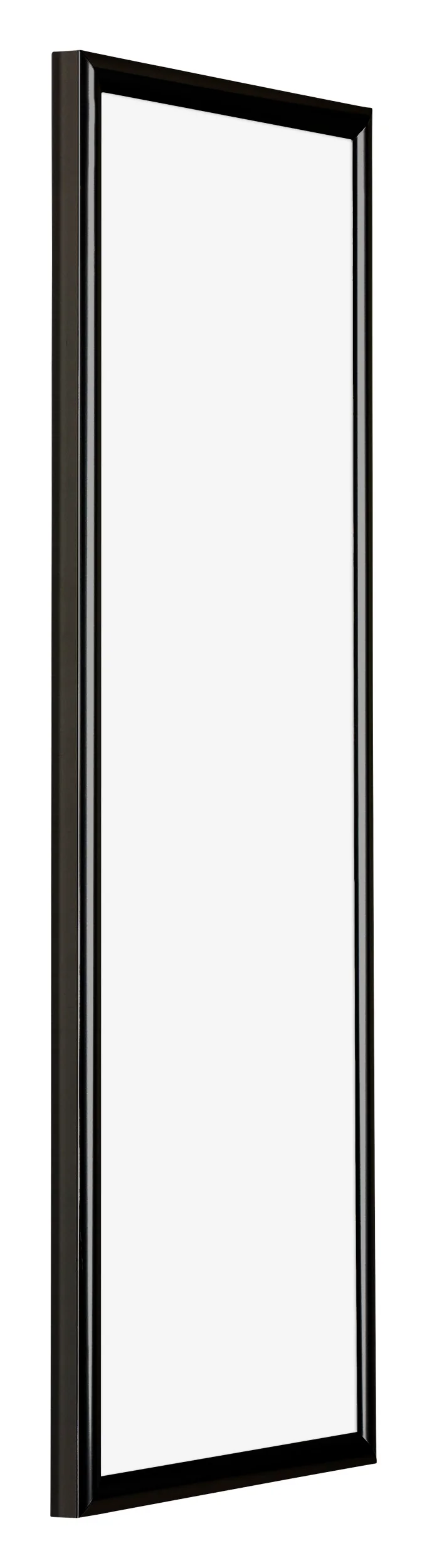Bilderrahmen 20x60 cm - Schwarz Hochglanz - Kunststoff - Bordeaux