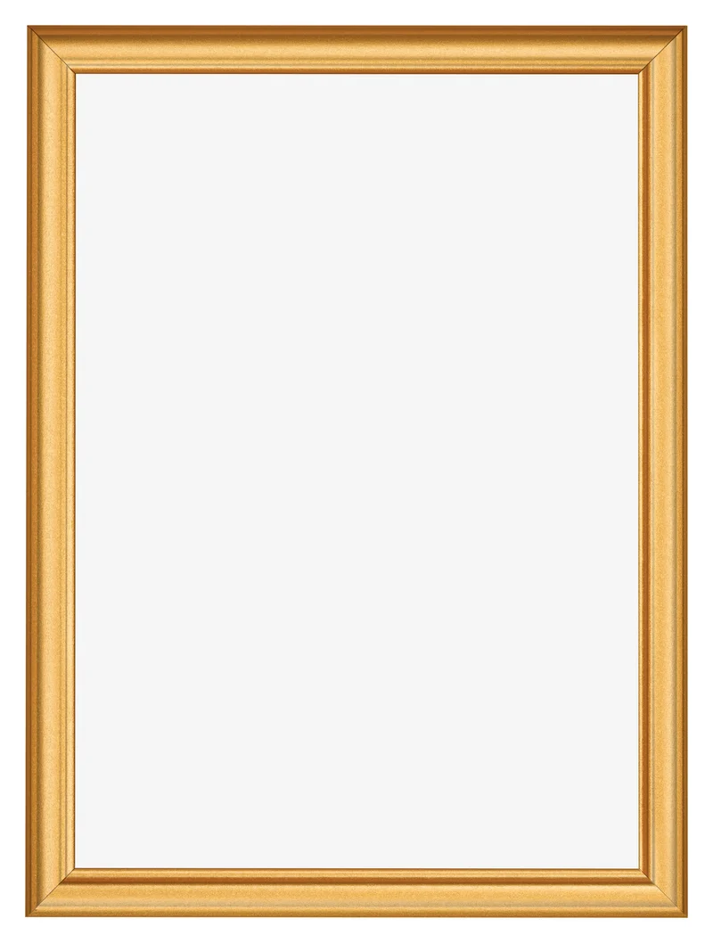 Bilderrahmen A3 - 29,7x42 cm - Gold Matt - MDF - Lazio