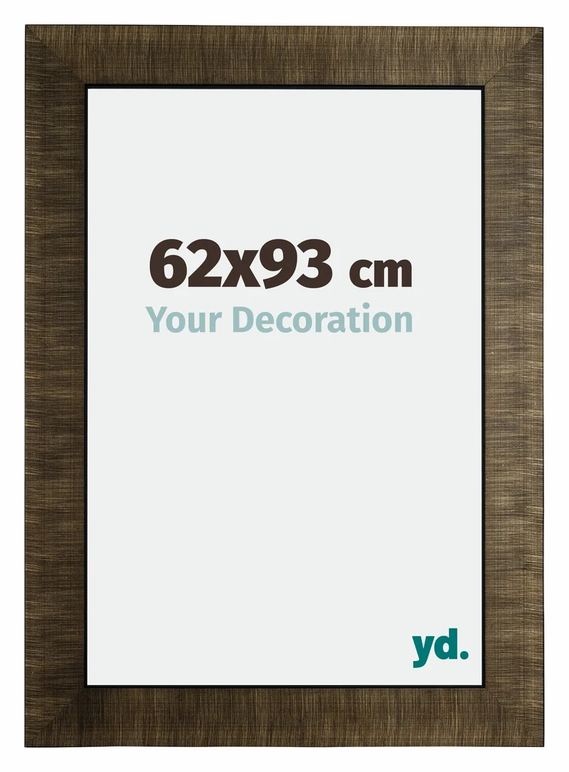 Bilderrahmen 62x93 cm - Champagner Gebürstet - Holz - Leeds