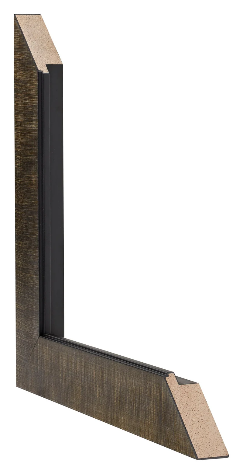 Bilderrahmen 61x91,5 cm - Champagner Gebürstet - Holz - Leeds