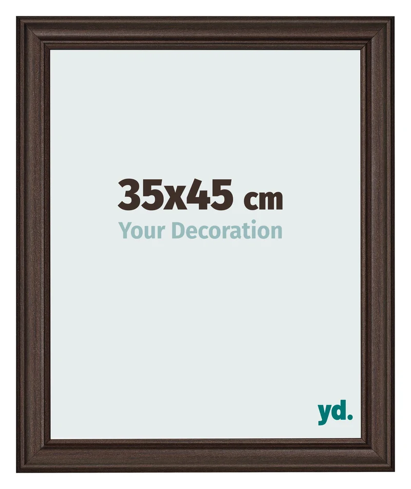 Bilderrahmen 35x45 cm - Eiche Dunkel - MDF - Lazio