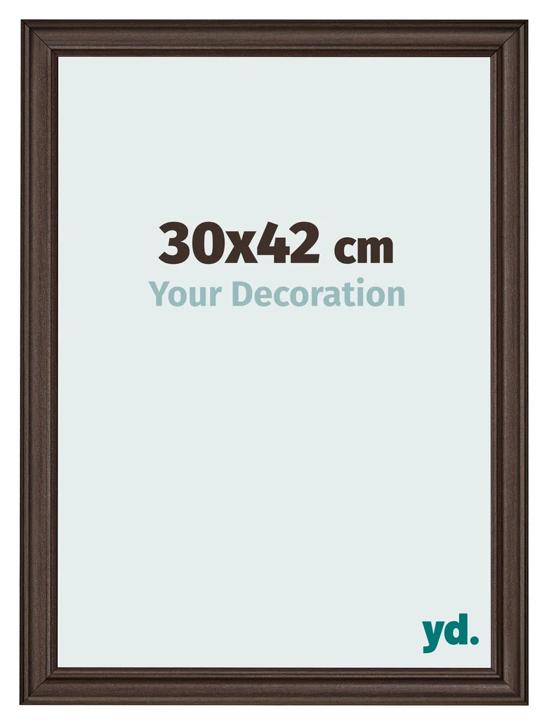 Bilderrahmen 30x42 cm - Eiche Dunkel - MDF - Lazio