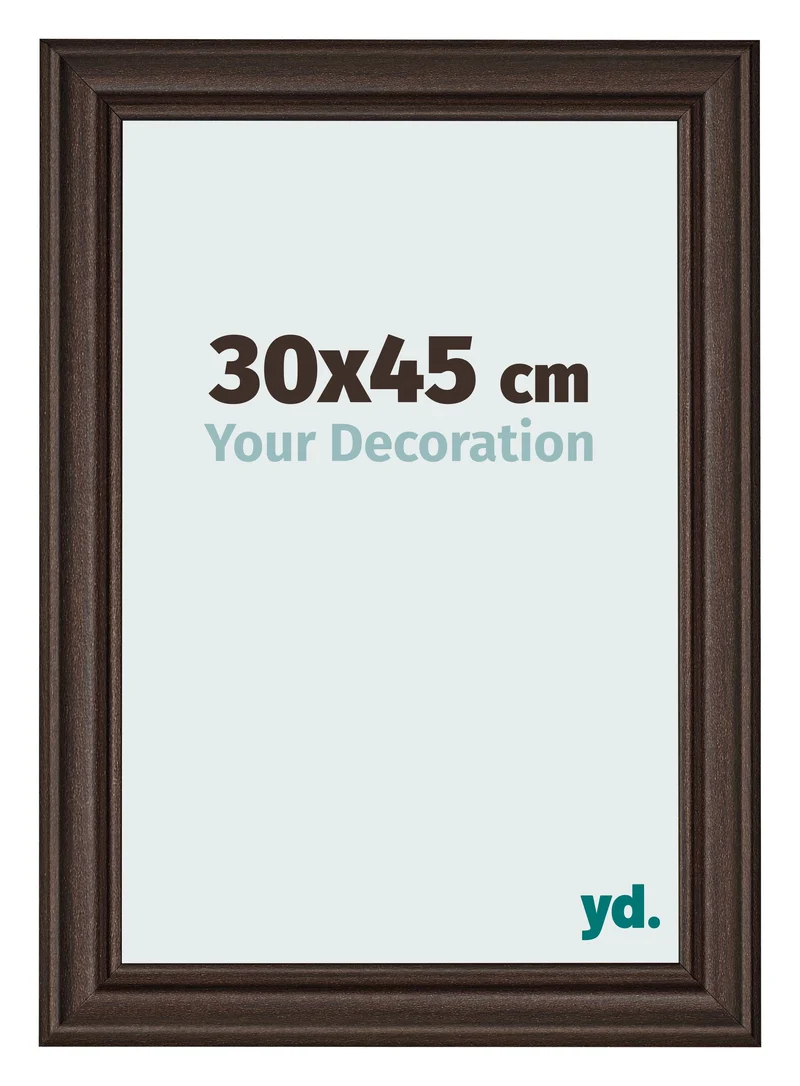 Bilderrahmen 30x45 cm - Eiche Dunkel - MDF - Lazio