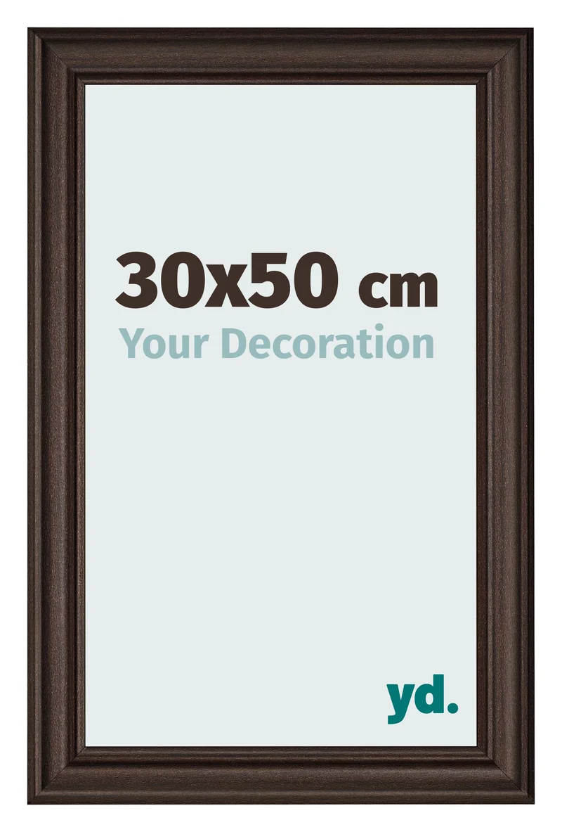 Bilderrahmen 30x50 cm - Eiche Dunkel - MDF - Lazio