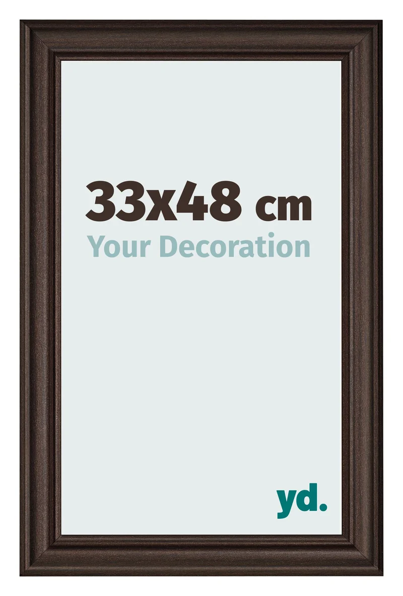 Bilderrahmen 33x48 cm - Eiche Dunkel - MDF - Lazio