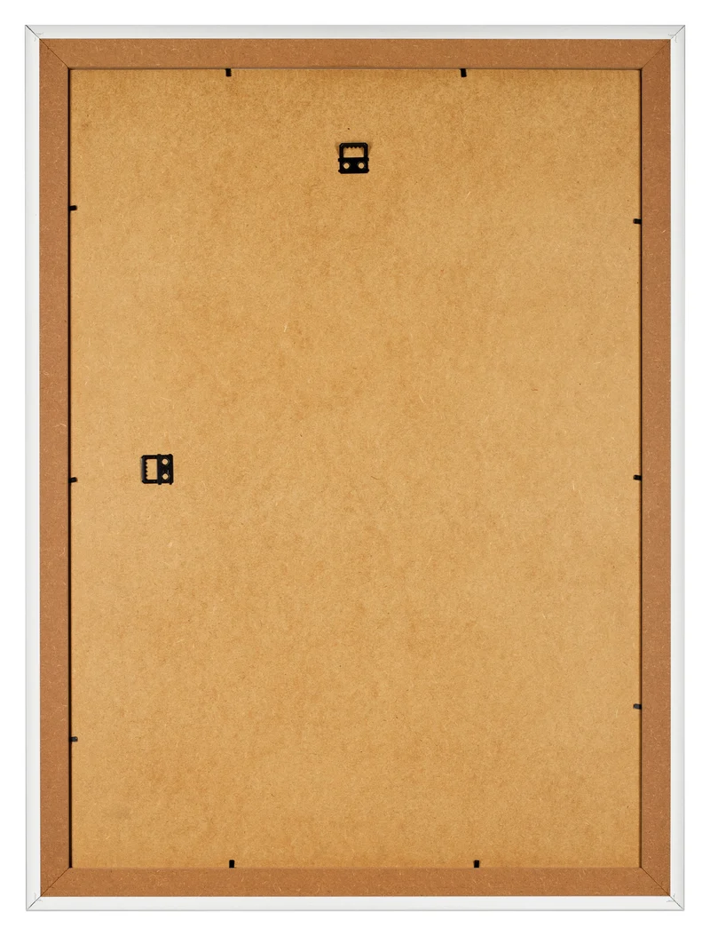 Bilderrahmen 60x84 cm - Weiß Gemasert - MDF - Lazio