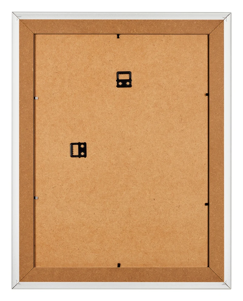 Bilderrahmen 60x80 cm - Weiß Gemasert - MDF - Lazio