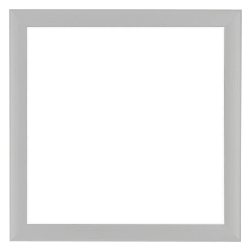 Bilderrahmen 50x50 cm - Weiß Gemasert - MDF - Como