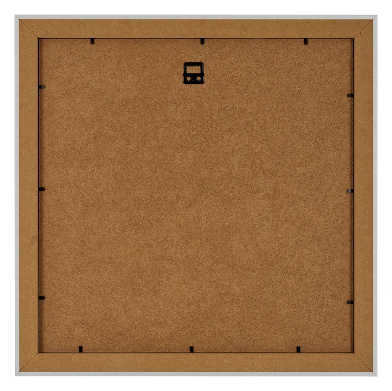 Bilderrahmen 50x50 cm - Weiß Gemasert - MDF - Como