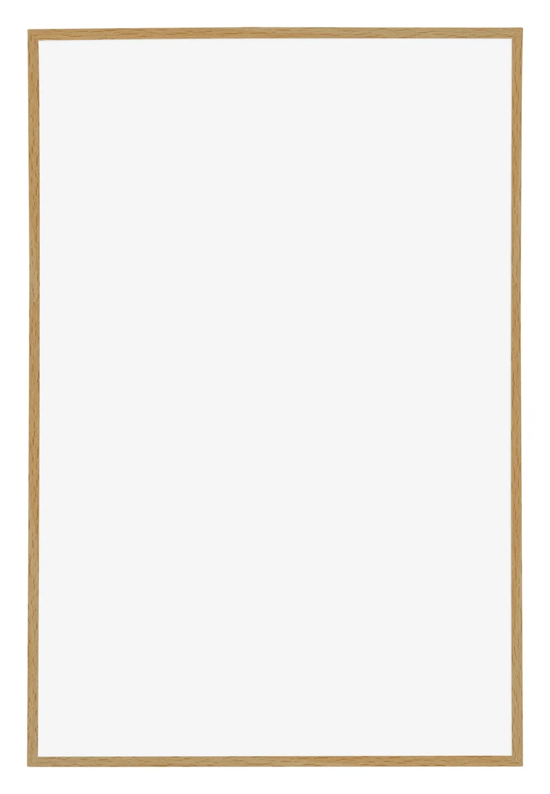 Bilderrahmen 30x45 cm - Buche Hell - Kunststoff - Evry