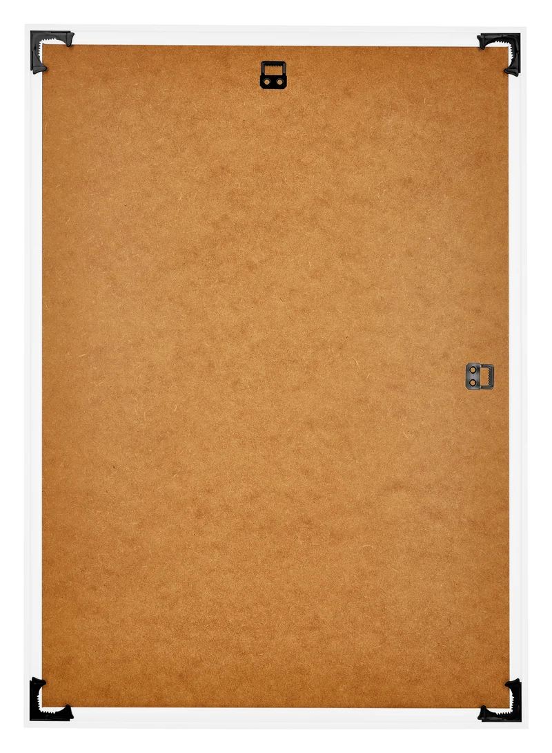 Bilderrahmen 21x30 cm - Weiss Hochglanz - Kunststoff - Bordeaux