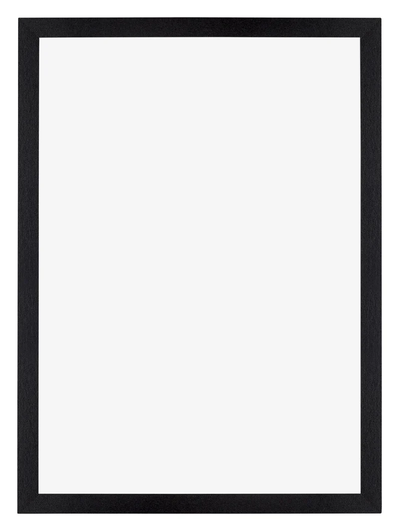 Bilderrahmen A3 - 29,7x42 cm - DIN A3 Schwarz Matt - MDF - Mura