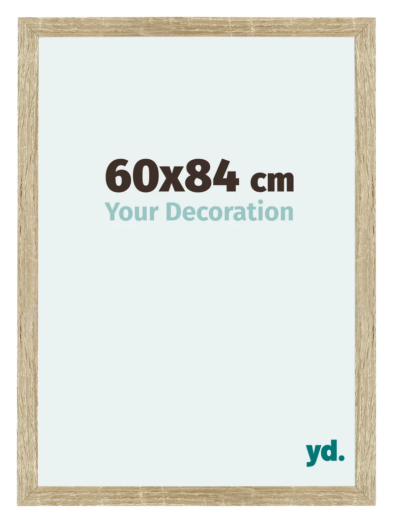 Bilderrahmen 60x84 cm - Sonoma Eiche - MDF - Mura