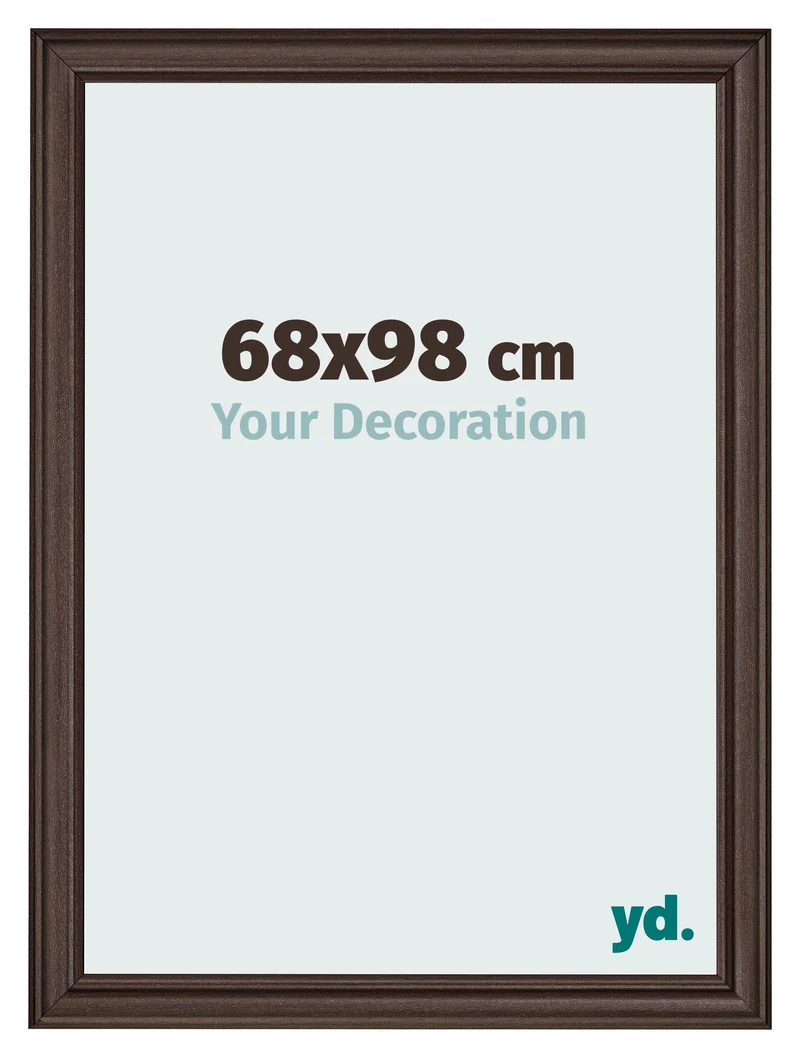 Bilderrahmen 68x98 cm - Eiche Dunkel - MDF - Lazio