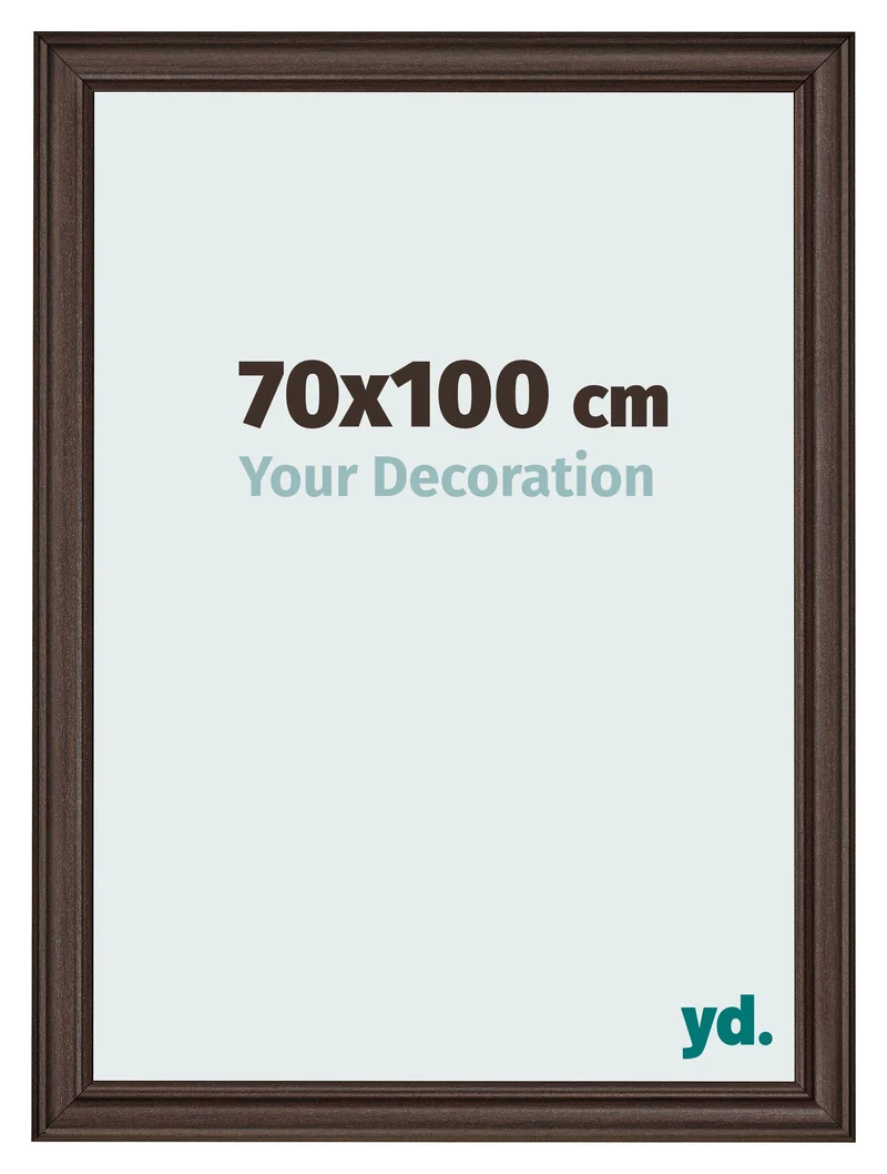 Bilderrahmen 70x100 cm - Eiche Dunkel - MDF - Lazio