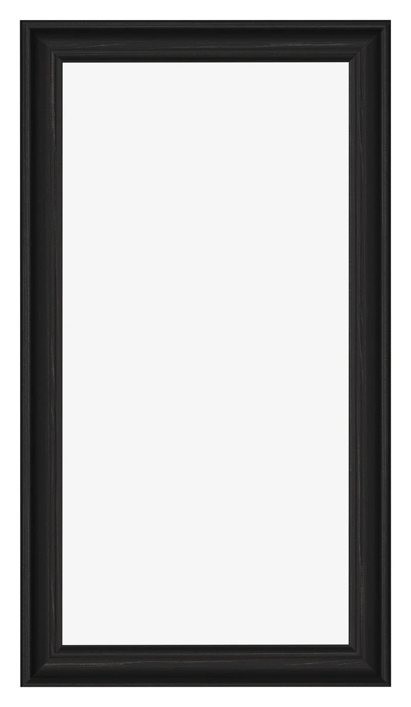 Bilderrahmen 40x70 cm - Schwarz Gemasert - MDF - Lazio
