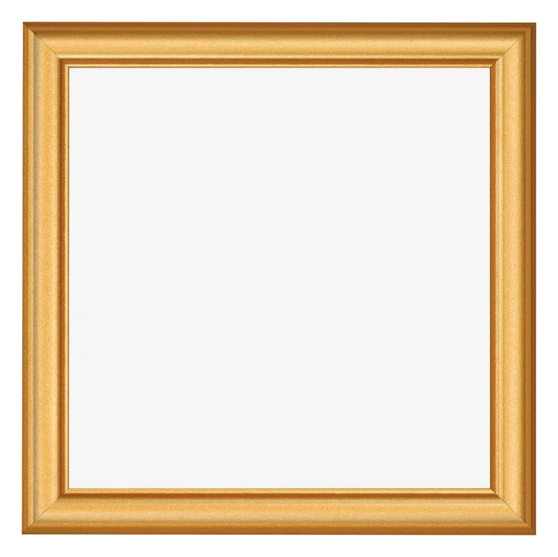 Bilderrahmen 60x60 cm - Gold Matt - MDF - Lazio