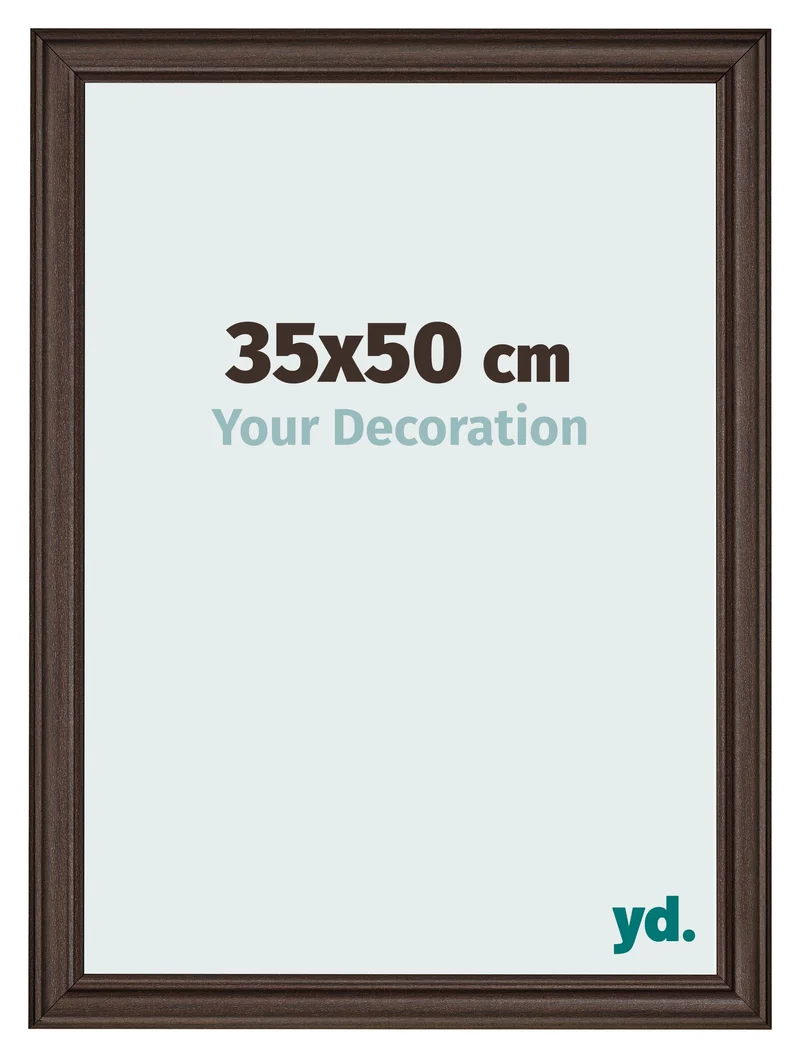 Bilderrahmen 35x50 cm - Eiche Dunkel - MDF - Lazio