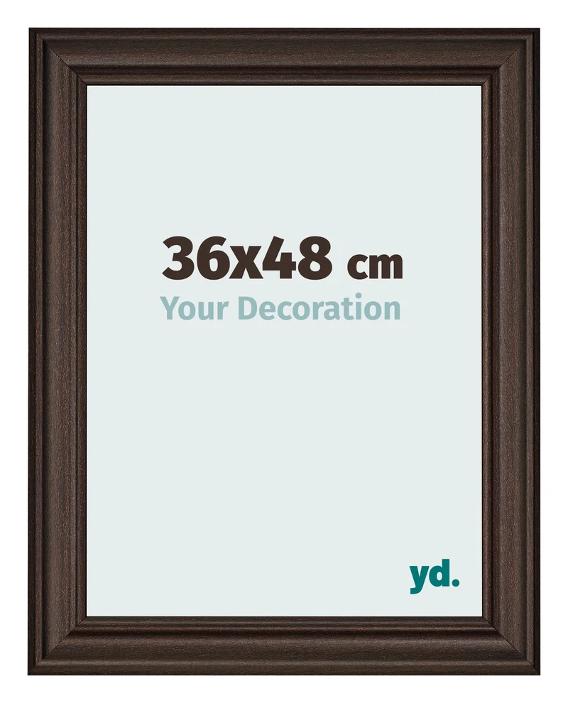 Bilderrahmen 36x48 cm - Eiche Dunkel - MDF - Lazio