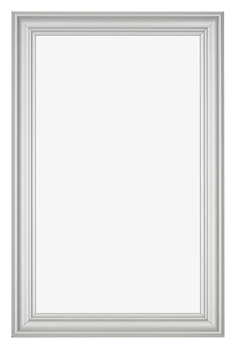 Bilderrahmen 30x50 cm - Silber Matt - MDF - Lazio