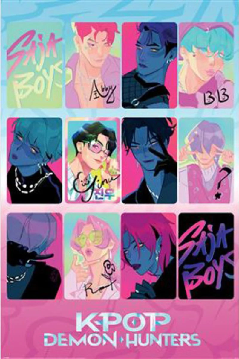 Poster K-Pop Demon Hunters - Light and Dark 61x91,5cm