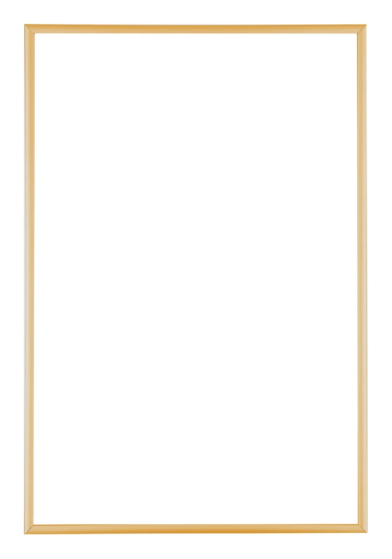 Bilderrahmen 20x30 cm - Gold Vintage - Aluminium - Kent