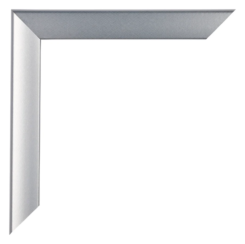 Bilderrahmen A2 - 42x59,4 cm - Aluminium - Gebürstet - MDF - Como