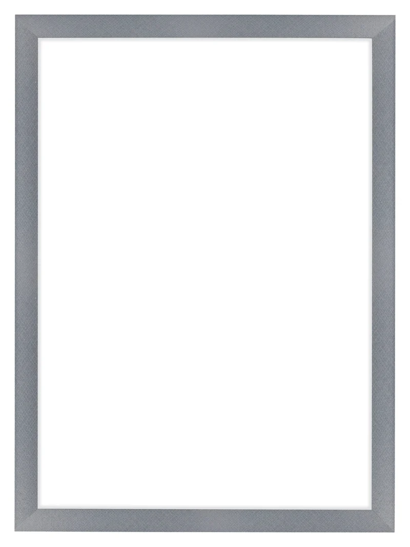 Bilderrahmen A4 - 21x29,7 cm - Aluminium - Gebürstet - MDF - Como