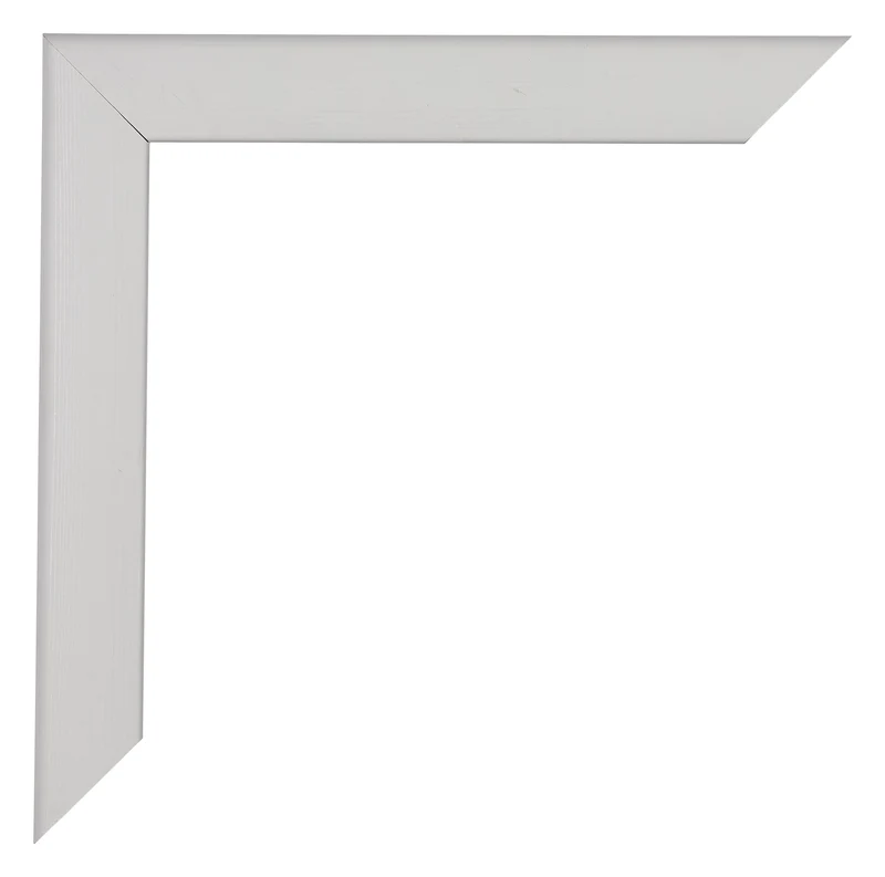 Bilderrahmen A2 - 42x59,4 cm - Weiß Gemasert - MDF - Como