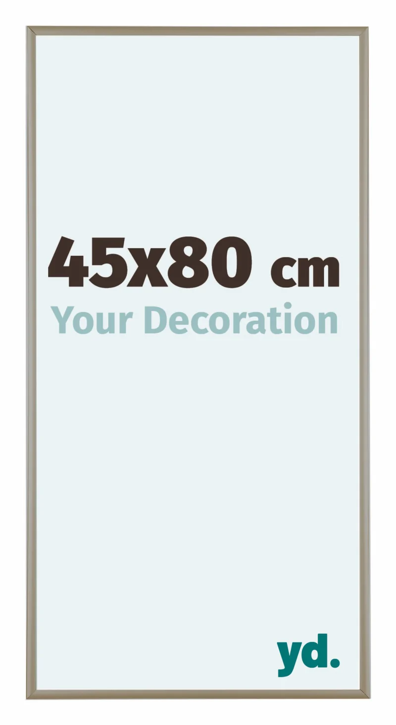 Bilderrahmen 45x80 cm - Champagner - Aluminium - Kent