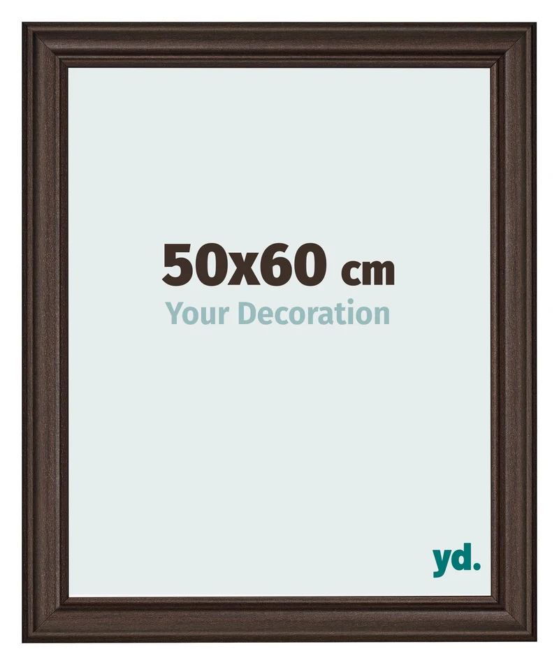 Bilderrahmen 50x60 cm - Eiche Dunkel - MDF - Lazio