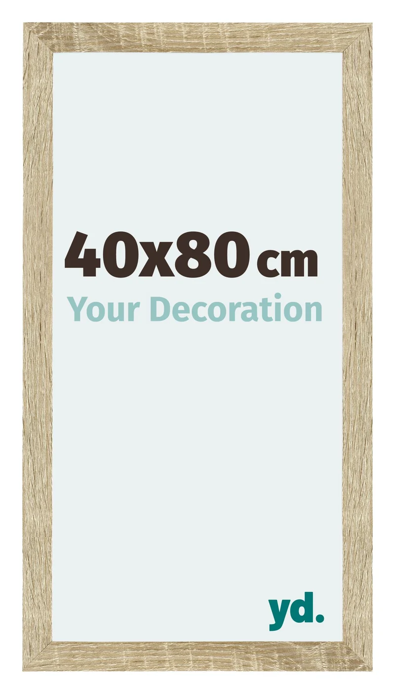 Bilderrahmen 40x80 cm - Sonoma Eiche - MDF - Mura