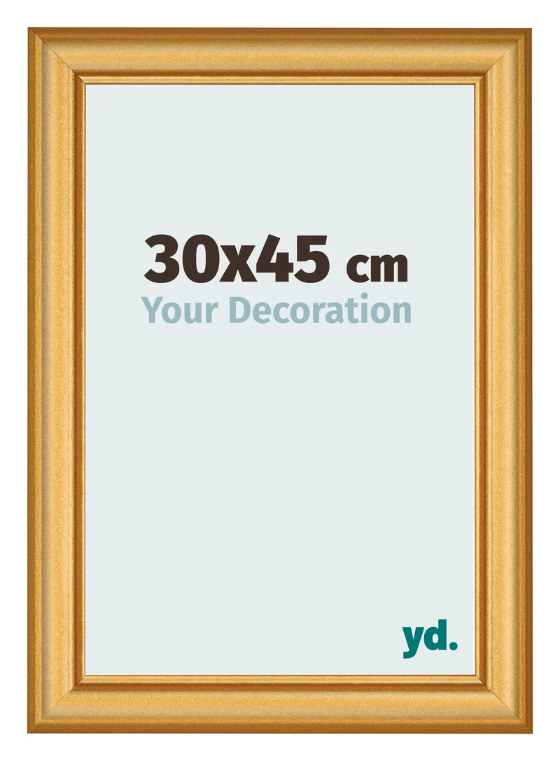 Bilderrahmen 30x45 cm - Gold Matt - MDF - Lazio