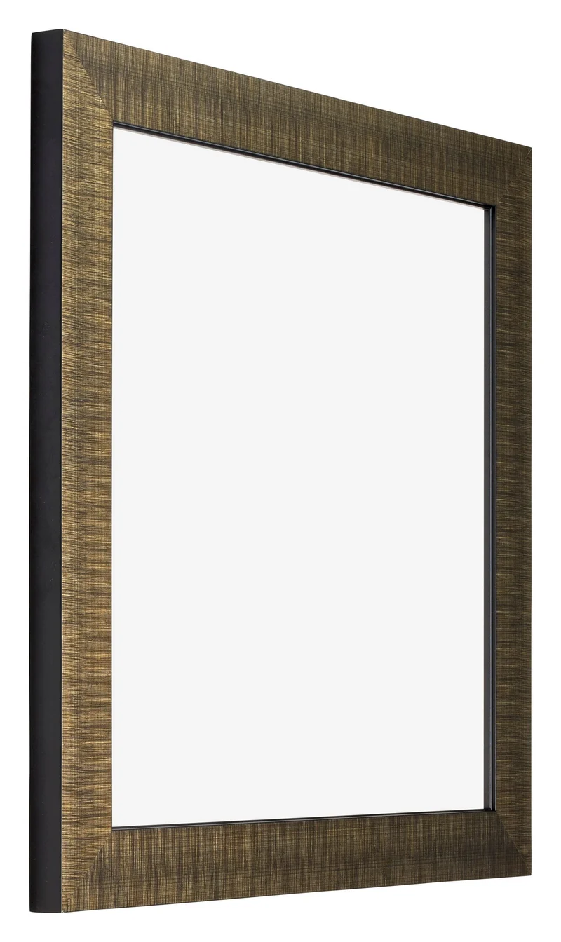 Bilderrahmen 45x45 cm - Champagner Gebürstet - Holz - Leeds