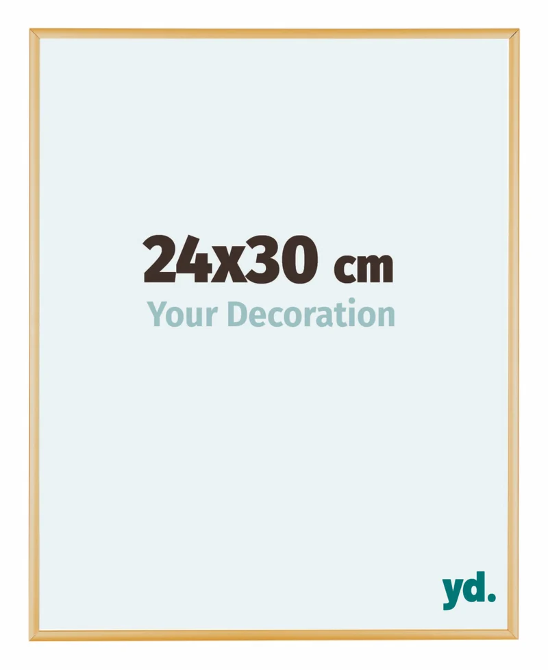 Bilderrahmen 24x30 cm - Gold Vintage - Aluminium - Kent