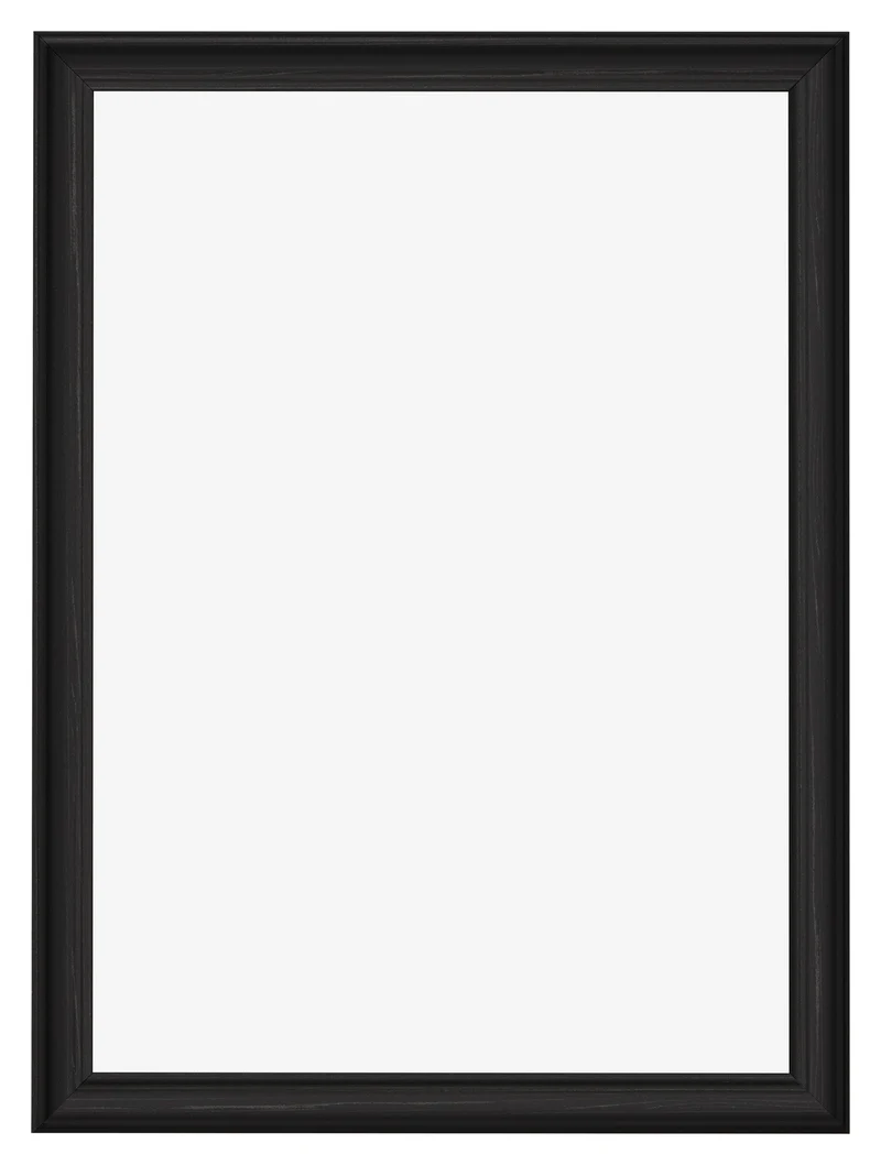 Bilderrahmen 42x60 cm - Schwarz Gemasert - MDF - Lazio